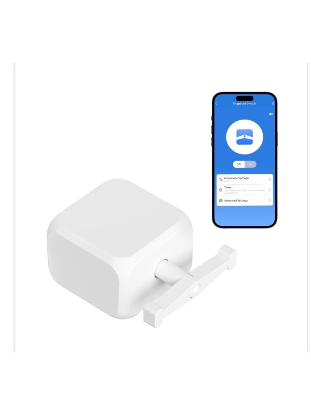 ORYZIC Fingerbot Switch – Bluetooth & Rechargeable Smart Light Switch Pusher For
